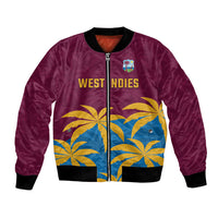 Custom West Indies Cricket Bomber Jacket The Maroons Calypso Heritage