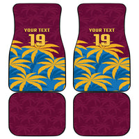 Custom West Indies Cricket Car Mats The Maroons Calypso Heritage