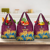 Custom West Indies Cricket Grocery Bag The Maroons Calypso Heritage