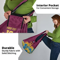 Custom West Indies Cricket Grocery Bag The Maroons Calypso Heritage