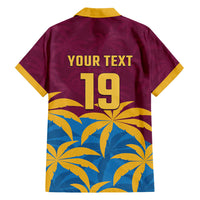 Custom West Indies Cricket Hawaiian Shirt The Maroons Calypso Heritage