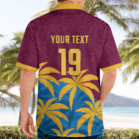 Custom West Indies Cricket Hawaiian Shirt The Maroons Calypso Heritage