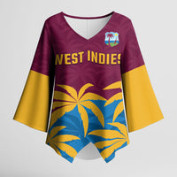 Custom West Indies Cricket Kimono Sleeve Blouse The Maroons Calypso Heritage