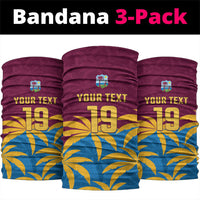 Custom West Indies Cricket Neck Gaiter The Maroons Calypso Heritage