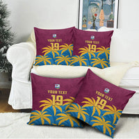 Custom West Indies Cricket Pillow Cover The Maroons Calypso Heritage