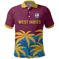 Custom West Indies Cricket Polo Shirt The Maroons Calypso Heritage