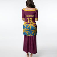 Custom West Indies Cricket Puletasi The Maroons Calypso Heritage