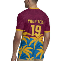 Custom West Indies Cricket Rugby Jersey The Maroons Calypso Heritage