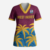 Custom West Indies Cricket Scrub Top The Maroons Calypso Heritage