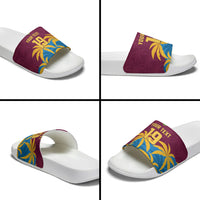 Custom West Indies Cricket Slide Sandals The Maroons Calypso Heritage