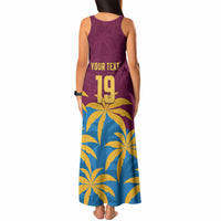 Custom West Indies Cricket Tank Maxi Dress The Maroons Calypso Heritage
