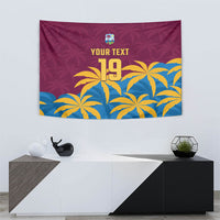 Custom West Indies Cricket Tapestry The Maroons Calypso Heritage