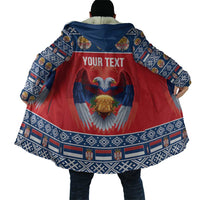 Personalized Serbia Christmas Cloak Eagle with Cesnica Christmas Bread - Wonder Print Shop