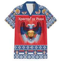 Personalized Serbia Christmas Hawaiian Shirt Eagle with Cesnica Christmas Bread - Wonder Print Shop