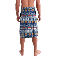 Personalized Serbia Christmas Lavalava Eagle with Cesnica Christmas Bread - Wonder Print Shop