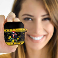 Flintshire Wales Christmas AirPods Case Welsh Red-billed Chough with Daffodil - Wonder Print Shop