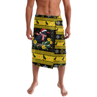 Flintshire Wales Christmas Lavalava Welsh Red-billed Chough with Daffodil - Wonder Print Shop