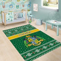 Dominica Christmas Area Rug Coat of Arms Style - Wonder Print Shop