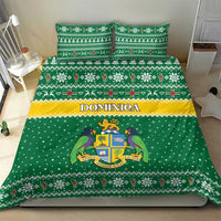 Dominica Christmas Bedding Set Coat of Arms Style - Wonder Print Shop