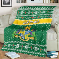 Dominica Christmas Blanket Coat of Arms Style - Wonder Print Shop