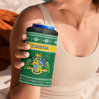 Personalized Dominica Christmas 4 in 1 Can Cooler Tumbler Coat of Arms Style - Wonder Print Shop