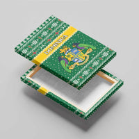 Dominica Christmas Canvas Wall Art Coat of Arms Style - Wonder Print Shop