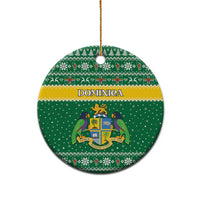Dominica Christmas Ceramic Ornament Coat of Arms Style - Wonder Print Shop