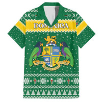 Personalized Dominica Christmas Hawaiian Shirt Coat of Arms Style - Wonder Print Shop