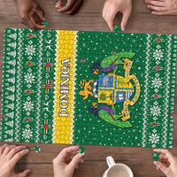 Dominica Christmas Puzzle Coat of Arms Style - Wonder Print Shop
