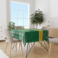 Dominica Christmas Tablecloth Coat of Arms Style - Wonder Print Shop
