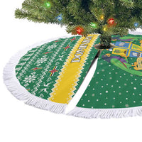 Dominica Christmas Tree Skirt Coat of Arms Style - Wonder Print Shop