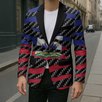 Haiti Beast Blazer Ripped Flag Graphic - Wonder Print Shop