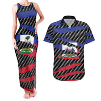 Haiti Beast Couples Matching Tank Maxi Dress and Hawaiian Shirt Ripped Flag Graphic - Wonder Print Shop