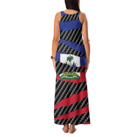 Haiti Beast Family Matching Tank Maxi Dress and Hawaiian Shirt Ripped Flag Graphic - Wonder Print Shop