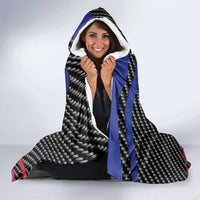 Haiti Beast Hooded Blanket Ripped Flag Graphic - Wonder Print Shop