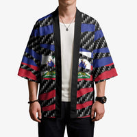 Haiti Beast Kimono Ripped Flag Graphic - Wonder Print Shop