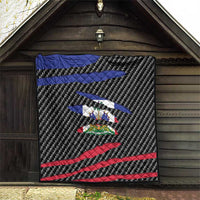 Haiti Beast Quilt Ripped Flag Graphic - Wonder Print Shop