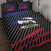 Haiti Beast Quilt Bed Set Ripped Flag Graphic - Wonder Print Shop