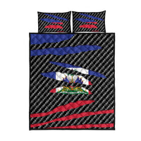 Haiti Beast Quilt Bed Set Ripped Flag Graphic - Wonder Print Shop