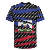 Haiti Beast Rugby Jersey Ripped Flag Graphic - Wonder Print Shop
