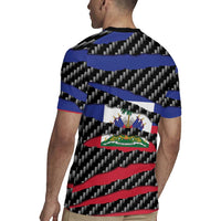 Haiti Beast Rugby Jersey Ripped Flag Graphic - Wonder Print Shop