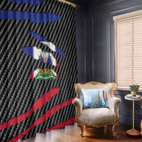 Haiti Beast Window Curtain Ripped Flag Graphic - Wonder Print Shop