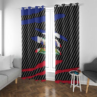 Haiti Beast Window Curtain Ripped Flag Graphic - Wonder Print Shop