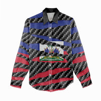 Haiti Beast Women Casual Shirt Ripped Flag Graphic - Wonder Print Shop