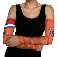 Custom World Football 2026 Netherlands Arm Sleeves Holland Oranje Dutch Lion - Wonder Print Shop