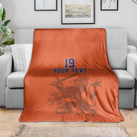 Custom World Football 2026 Netherlands Blanket Holland Oranje Dutch Lion - Wonder Print Shop