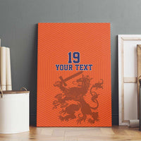 Custom World Football 2026 Netherlands Canvas Wall Art Holland Oranje Dutch Lion - Wonder Print Shop