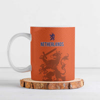 Custom World Football 2026 Netherlands Ceramic Mug Holland Oranje Dutch Lion - Wonder Print Shop