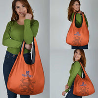 Custom World Football 2026 Netherlands Grocery Bag Holland Oranje Dutch Lion - Wonder Print Shop