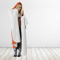 Custom World Football 2026 Netherlands Hooded Blanket Holland Oranje Dutch Lion - Wonder Print Shop